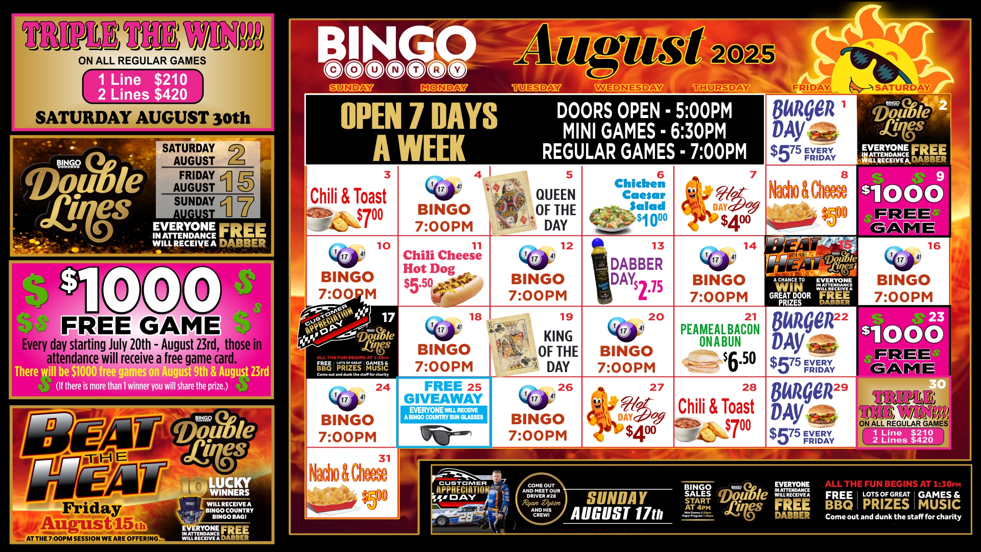 August Calendar