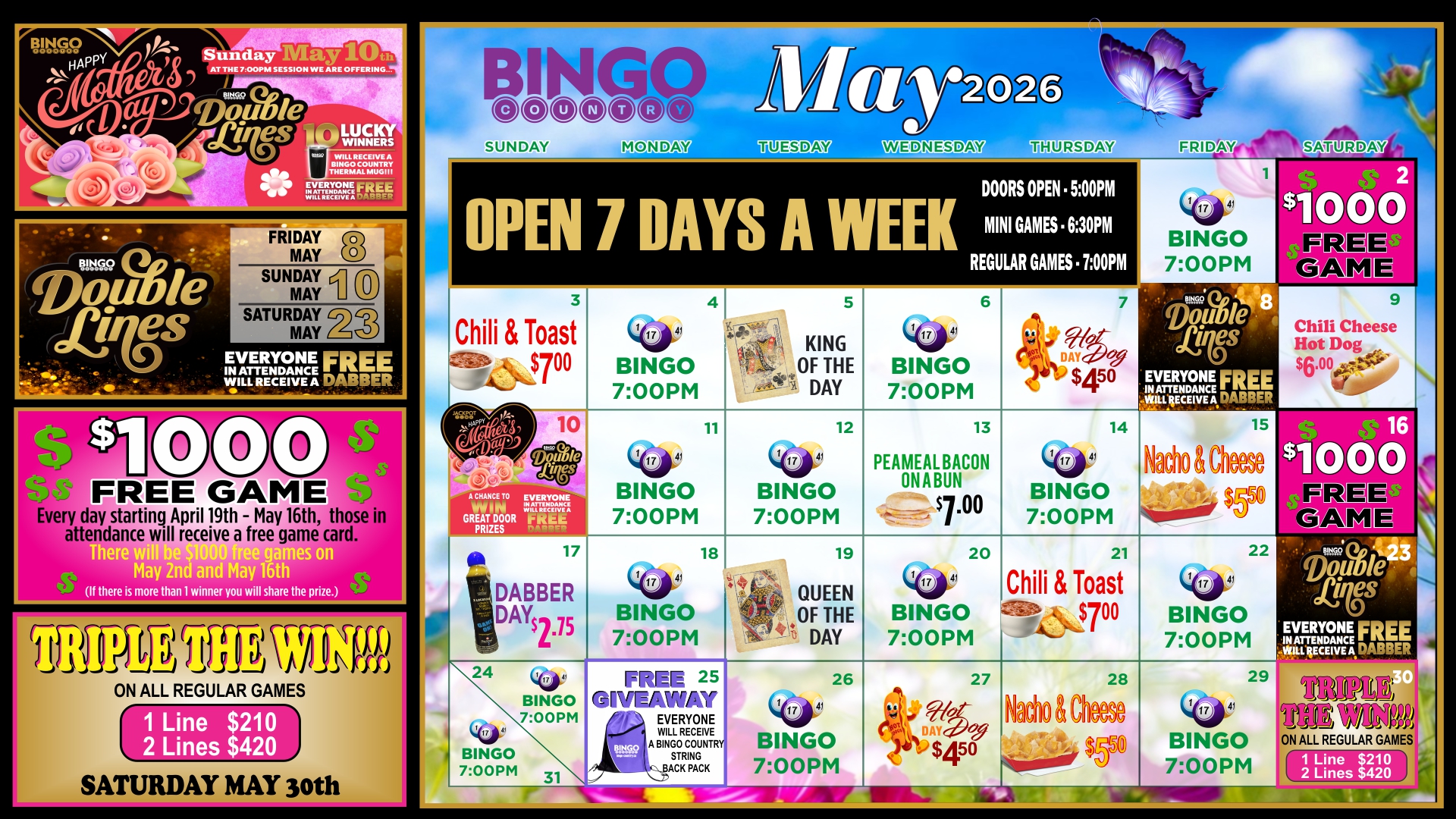 May Calendar